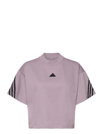 W Fi 3S Tee Tops T-shirts & Tops Short-sleeved Purple Adidas Sportswear