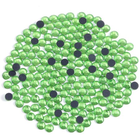 1600 stk Hotfix Lysegrønne Rhinestones for Håndverk, SS20 (4.6-4.8 mm) Lysegrønn