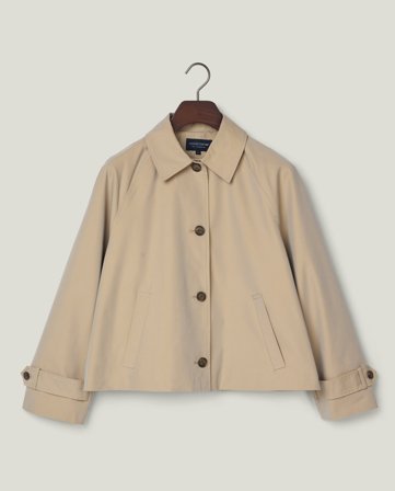 Lexington Kort trenchcoat, lysebeige