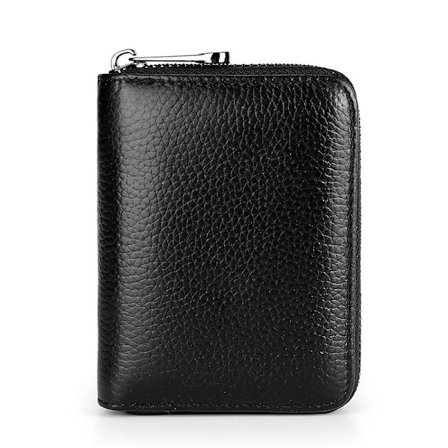 Læder Kreditkort Etui ID Visitkort Etui Pung Tegnebog fo