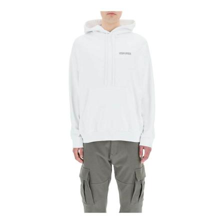 Marcelo Burlon tempera cross hoodie Hvid, Herre
