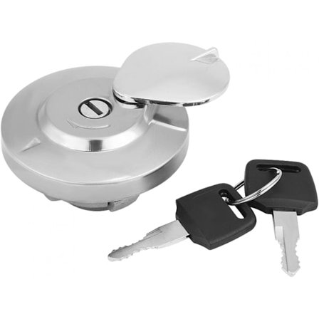 Bränslepåfyllningslock, Motorcykel Bränslepåfyllningslock Tanklock med 2 Nycklar Kompatibel med
