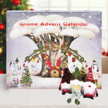 Joulupukki Tonttu 2024, 24 Päivän Tonttu Adventissa Kalenteri Keräilytonttu Nuket, Joululoma Sisustus Tonttu Kalenteri Lahja - Adventissa Kalenteri 