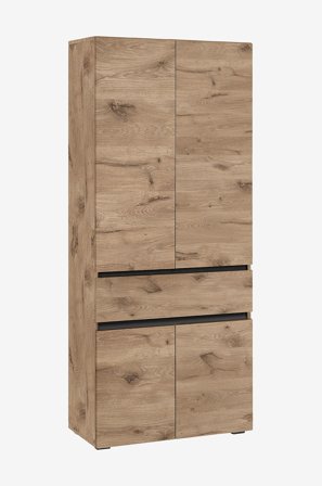 Loft24 - Wisla Badrumsskåp med 4 dörrar och 1 låda - Beige - Badrumsmöbler - Från Homeroom