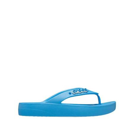 Crocs, Klapki Classic Platform Flip 207714 Oxygen Niebieski, Kobieta, Rozmiar: 34 EU