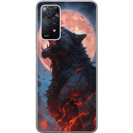 Mobilskal till Xiaomi Redmi Note 11 Pro med Ylande varg