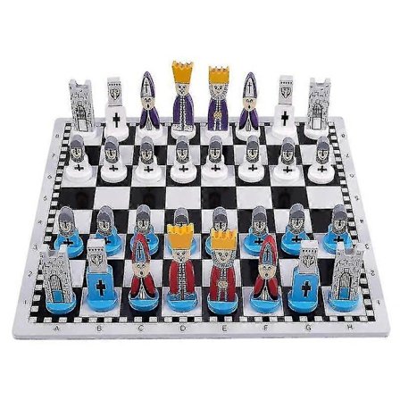 Tre Sjakk Barneleker Tegneserie Modellering Sett Leker Filtbrett Interiør Oppbevaring Barnegave Familiespill hvit