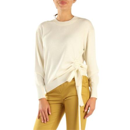 Pennyblack, Round-neck Knitwear Wit, Dames, Maat:M