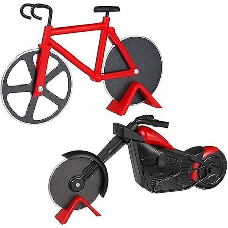 Pizza Cutter Cykel Motorcykel Rustfrit Stål