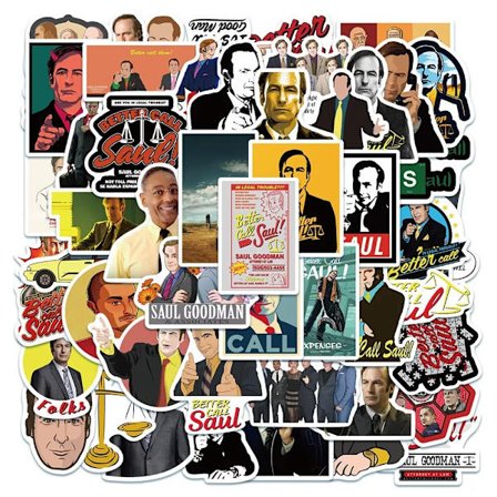 50 st Better Call Saul Breaking Bad Saul Goodman Jimmy McGill AMC Crime Stickers