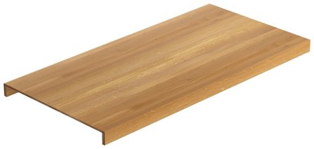 Lundbergs Premium 81632 Dobbelttrin 1200 × 590 × 8 mm, Trapper & rækværk