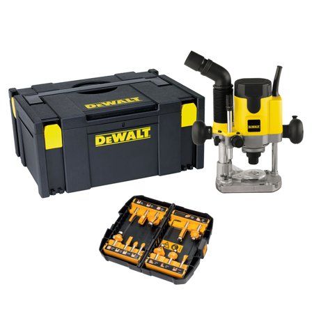 Dewalt DW621KTX-QS Håndoverfræser 1100 W, Maskiner
