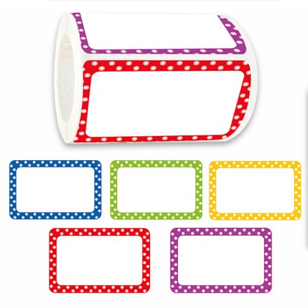 Värit (Hello My Name Is) Nimilapputarrat 300 tarraa toimistoon, kokoukseen, kouluun, opettajalle