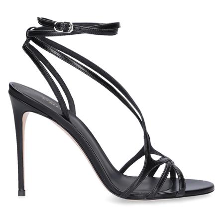 Le Silla, Sandals Belen 105 veal leather Zwart, Dames, Maat:38 EU