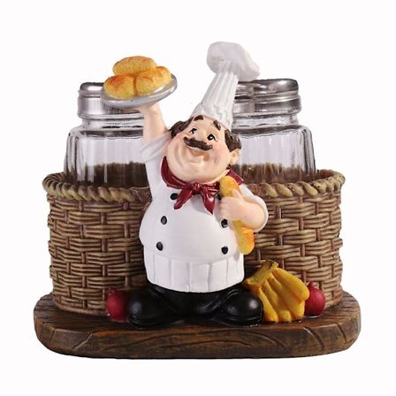 Enkel och modern kreativt hantverk presenter harts hantverk prydnader söt kock pepparkvarn