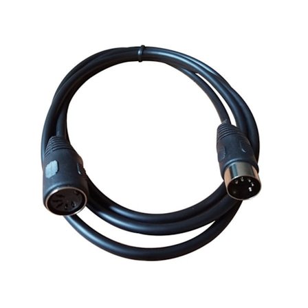 MIDI 5-Pin DIN Han til Hun Forlængerkabel med Skærmning for Klart Signal