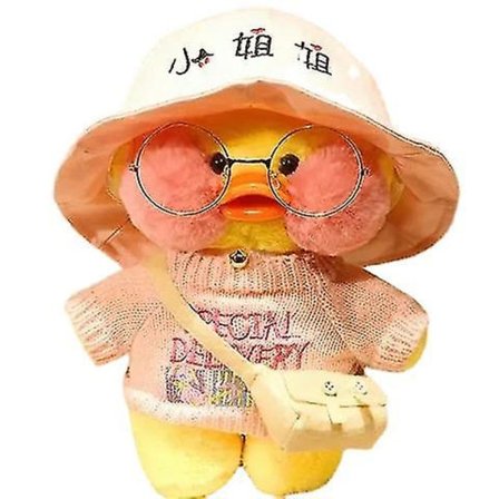 30cm Liten gul anka docka Anka Lala Fan Anka Plyschleksak Födelsedagspresent present-05