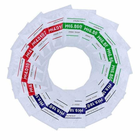 15 st Ph-mätare buffertlösningspulver Play (FMY)