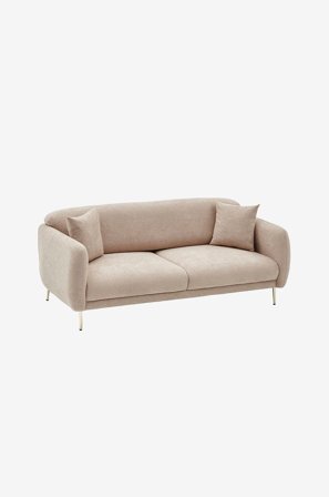 Hanah Home - Sofa Bed 3-seter Clara - Brun - 3-seters sofaer - Fra Homeroom