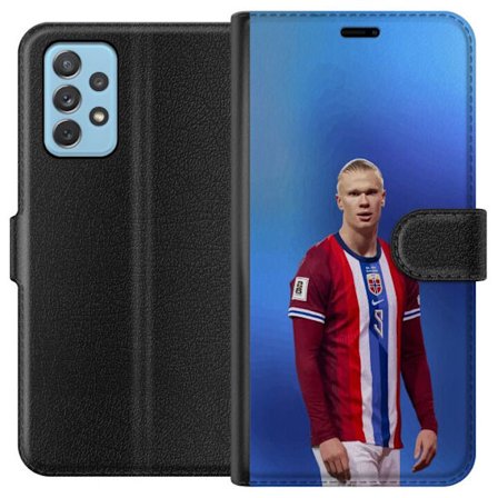Kompatibelt Lommeboketui til Samsung Samsung Galaxy A72 5G Erling Haaland Manchester City Norge fotball angriper toppspiller utrolig målproduksjon kr