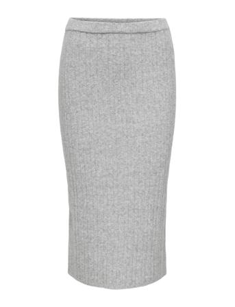 Onljeanett Life Midi Rib Skirt Cc Knt Grey ONLY