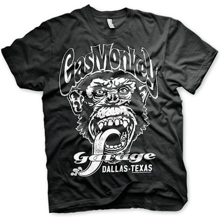 Gas Monkey Garage Officielt Licenseret Dallas Texas Herre T-shirt (sort)