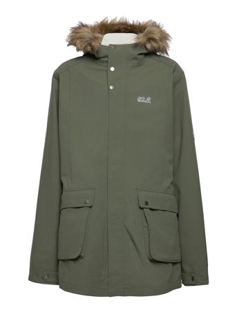 G Elk Island 3In1 Parka Parka Jakke Grøn Jack Wolfskin