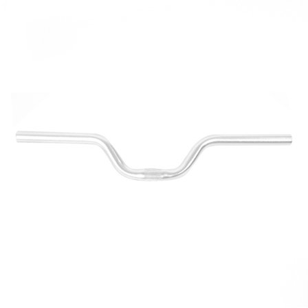 Aluminiumcykelstyre med fast växelstång 25,4 mm*520 mm (silverfärgad)