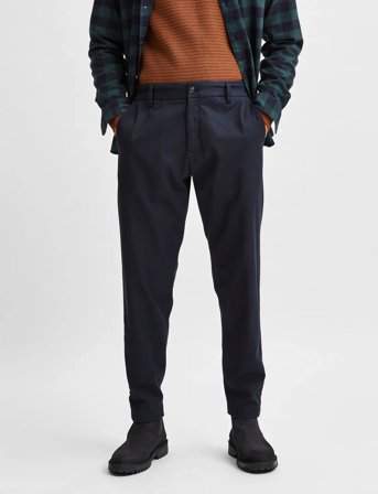Selected Slhslimtapered-York Pants - Navy - 38 x 32