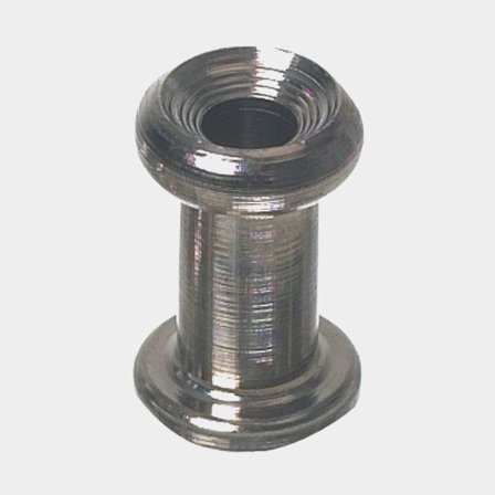 Kapellknapp krom höjd 16,5mm 10st. slitstark knapp i förkromad metall för båtkapell och marina miljöer hög kvalitet.