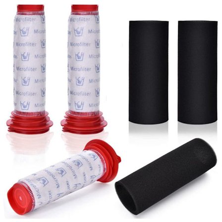 Pakke med 3 vaskbare reservedelsfiltre til Bosch håndstøvsuger uden pose