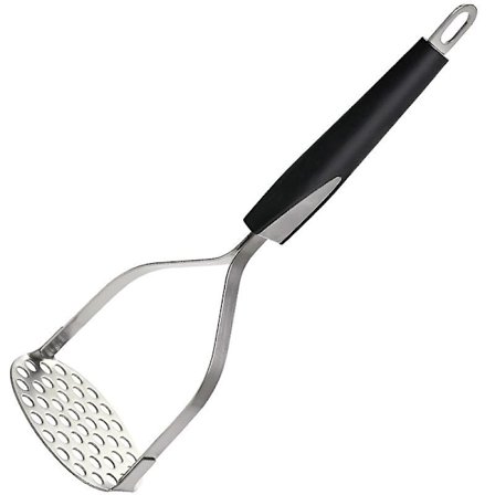 Purépress, Robust Pool Pool Paj Sømløs Speil Rustfritt Stål, Frukt- og Grønnsakskrosser, Med Ikke-silikonhåndtak, Lett å Bruke