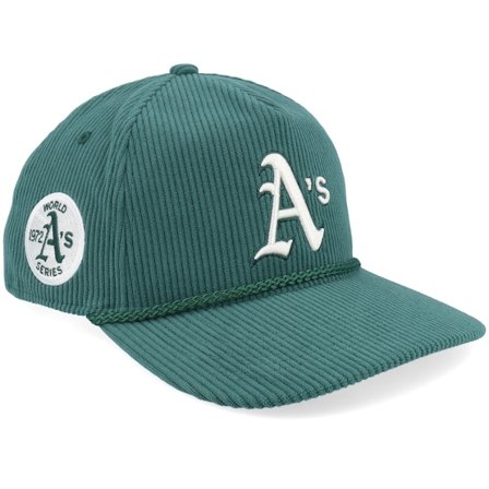 47 Brand - MLB Green snapback Czapka Z Daszkiem - Hatstore Exclusive x Oakland Athletics Bcptn World Series Sure Shot Cord Hitch Green @ Hatstore