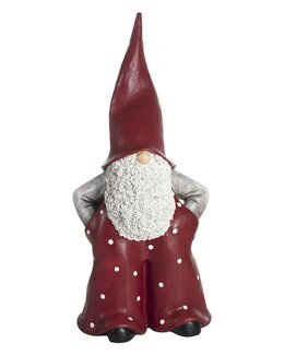 Nissen Elmer med hænderne i lommerne 65 cm Rød