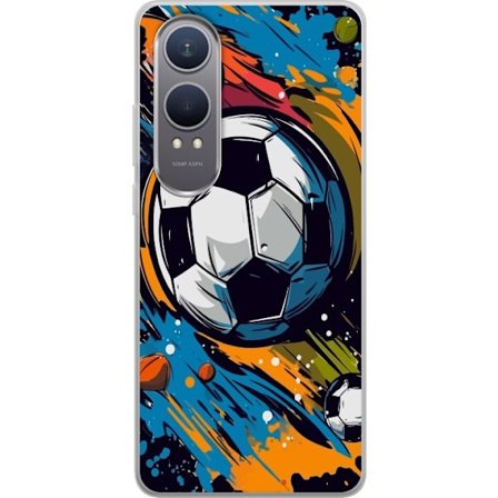 Mobilskal till OnePlus Nord CE4 Lite med Fotbollar