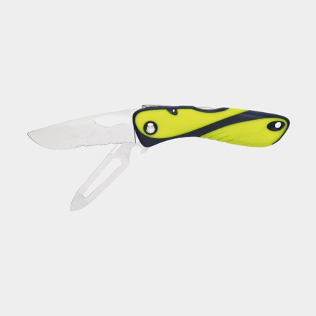 Coltello pieghevole con aprigrilli Wichard Offshore Fluorescente, 195/115 mm, poliammide, nylon & pelle PU / acciaio inossidabile MA5