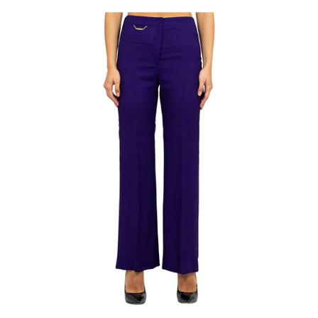 Seventy, Straight Trousers Paars, Dames, Maat:S