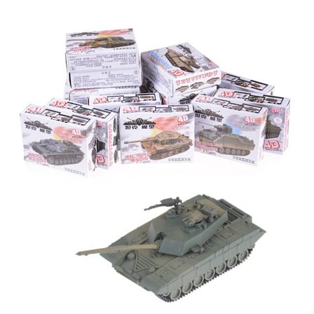 4D 1/72 tankar Plastmonteringsmodell Tankar leksak