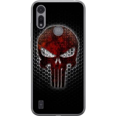Motorola Moto E6i Genomskinligt Skal Dödskalle