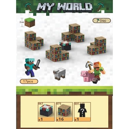 Förtrollat bordsmodell - My Magnetic World Magnetiska Byggklossar Leksaksset