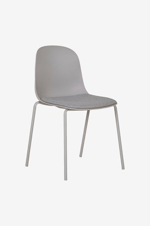House Nordic - Spisebordsstol Madalena 2-pak - Grå - Stole - Fra Homeroom