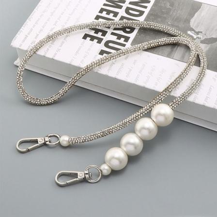 Rhinestone Taskekæder Udskiftningstaske Bælte Skuldertaskestropper 100cm