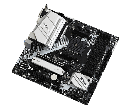 ASRock B550M Pro4, mATX, AM4 Ryzen, 2x M.2, 1x PCIe 4.0 x16, 1x PCIe 3.0 x16, 6x SATA3, 2x USB 3.1 (1 Type-C), 6x USB3.0