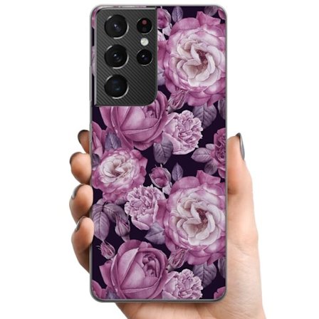 Kompatibelt Mobildeksel til Samsung Samsung Galaxy S21 Ultra 5G Blomster