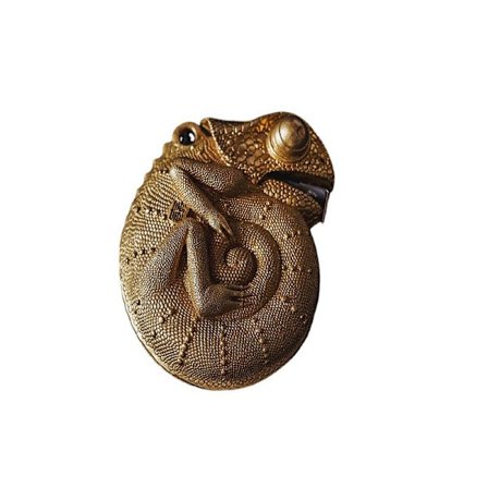 Kameleon Målebånd i Messing, Retraktbar Målebånd for Håndverk