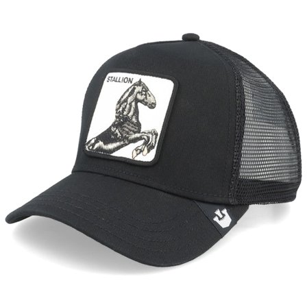 Goorin Bros. - Schwarz trucker Cap - The Stallion Black Trucker @ Hatstore