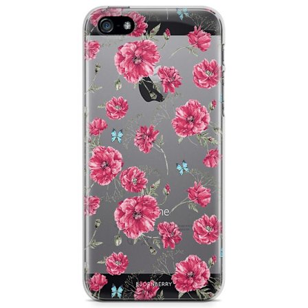Bjornberry iPhone 5/5S/SE TPU Skal - Fjärilar