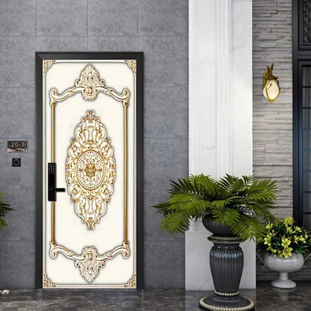 StyleM 95x215cm 3D Ovikelmu Viinikellari Kuva Tapetit Trompe