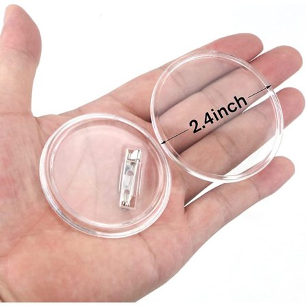 36 stk. Lav dine egne badges 44mm Pins, til DIY håndlavet idé