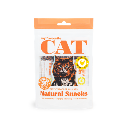 My favourite CAT - Creamy Sticks - Kylling 7x12g - Katt - Kattegodteri & kattegress - ZOO.no